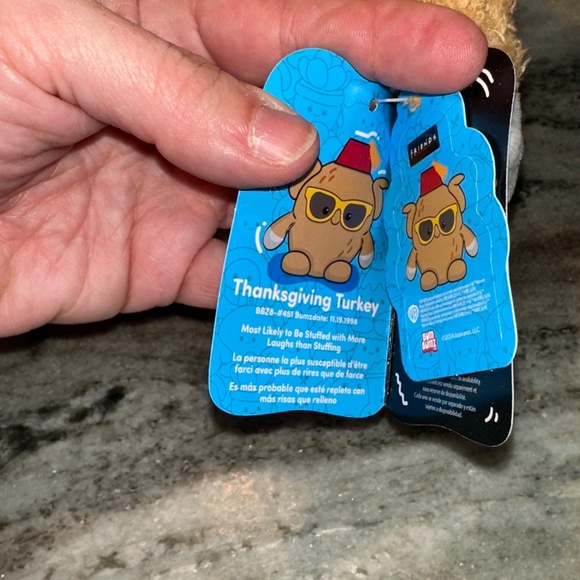 Bum Bumz Friends TV Show THANKSGIVING TURKEY Beanbag Plush NEW BumBumz Target - Picture 11 of 11